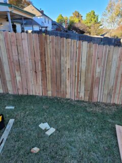 Lawn care services in Broken Arrow, Ok fence repair.